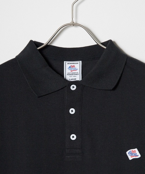 JEMORGAN(ジェーイーモーガン)の「JEMORGAN/ジェーイーモーガン T/Cカノコワッペンポロ(ポロシャツ・メンズ・ベージュ/ネイビー/ホワイト/ブラック・L/XL/M)」の18枚目の写真
