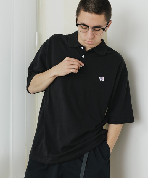 JEMORGAN(ジェーイーモーガン)の「JEMORGAN/ジェーイーモーガン T/Cカノコワッペンポロ(ポロシャツ・メンズ・ベージュ/ネイビー/ホワイト/ブラック・L/XL/M)」の8枚目の写真