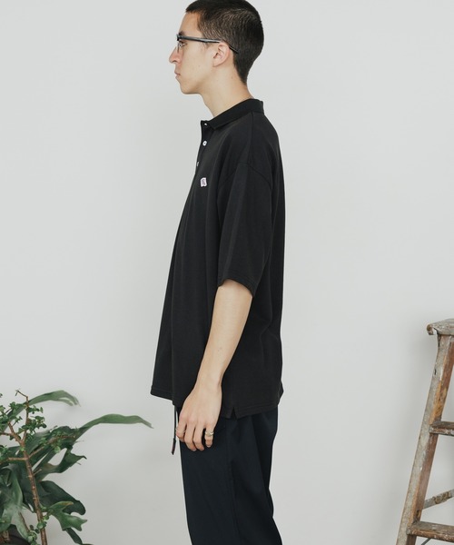 JEMORGAN(ジェーイーモーガン)の「JEMORGAN/ジェーイーモーガン T/Cカノコワッペンポロ(ポロシャツ・メンズ・ベージュ/ネイビー/ホワイト/ブラック・L/XL/M)」の5枚目の写真