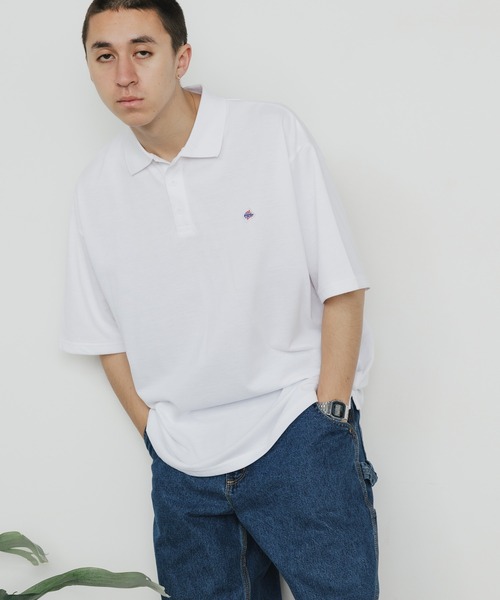 JEMORGAN(ジェーイーモーガン)の「JEMORGAN/ジェーイーモーガン T/Cカノコワッペンポロ(ポロシャツ・メンズ・ベージュ/ネイビー/ホワイト/ブラック・L/XL/M)」の10枚目の写真