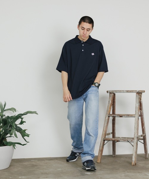 JEMORGAN(ジェーイーモーガン)の「JEMORGAN/ジェーイーモーガン T/Cカノコワッペンポロ(ポロシャツ・メンズ・ベージュ/ネイビー/ホワイト/ブラック・L/XL/M)」の17枚目の写真