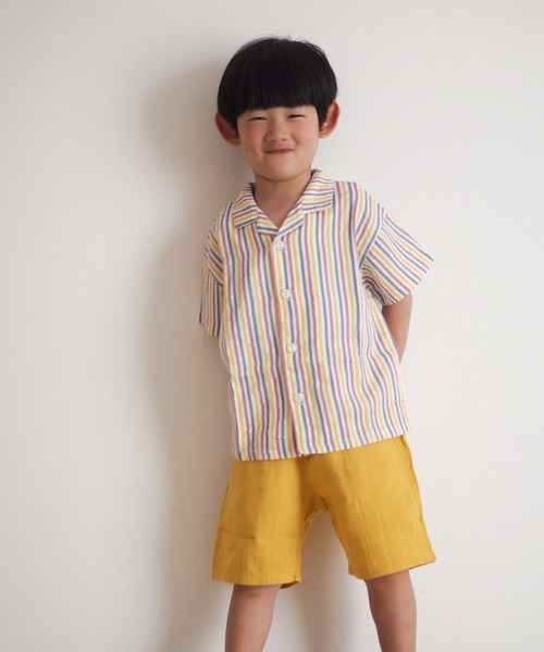 新品 courreges paris シアサッカーストライプ パジャマ上下 エアリーシアサッカー ストライプシャツ chw25s050-ファッション
