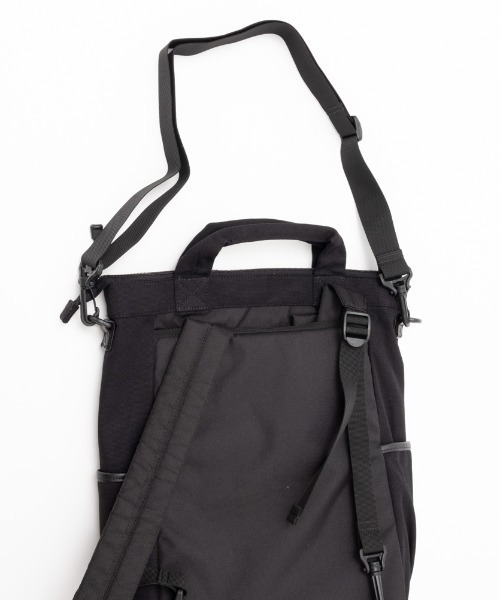 SIERRA DESIGNS（シェラデザイン）の「SIERRA DESIGNS 3WAYキャンバストートリュック（バックパック/リュック・メンズ・ブラック/ベージュ・FREE）」の10枚目の写真
