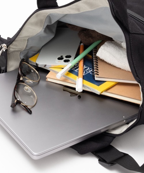 SIERRA DESIGNS（シェラデザイン）の「SIERRA DESIGNS 3WAYキャンバストートリュック（バックパック/リュック・メンズ・ブラック/ベージュ・FREE）」の14枚目の写真