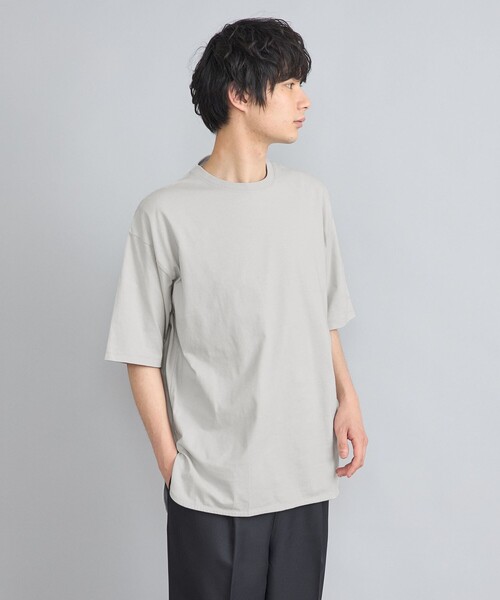 アロー様 ラウンドヘムTシャツ セール】コットン天竺 ラウンドヘム Tシャツ（Tシャツ
