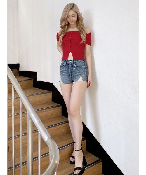 ダイヤ Jeans デニムショートパンツ26インチ　新品、未使用。タグ無し 2025年最新】d.i.a レディース ショートパンツ・ハーフパンツの