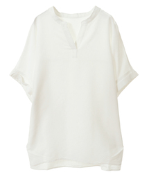 SOFFITTO | フレンチリネンバンドカラーシャツ(取り扱い店舗限定)(シャツ/ブラウス)