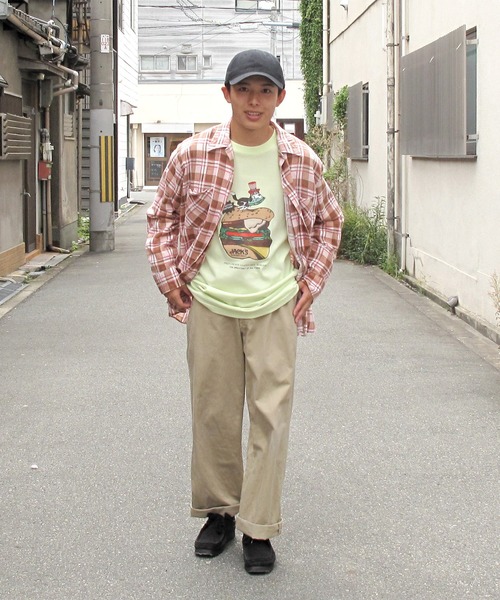 【セール】'JACK'S BURGER SHOP' 5.6oz L/S T-SHIRT - 'JACK'S BURGER SHOP' 5.6oz ロングスリーブTシャツ（Tシャツ/カットソー）｜Almost Famous Shop（オールモストフェイマスショップ）