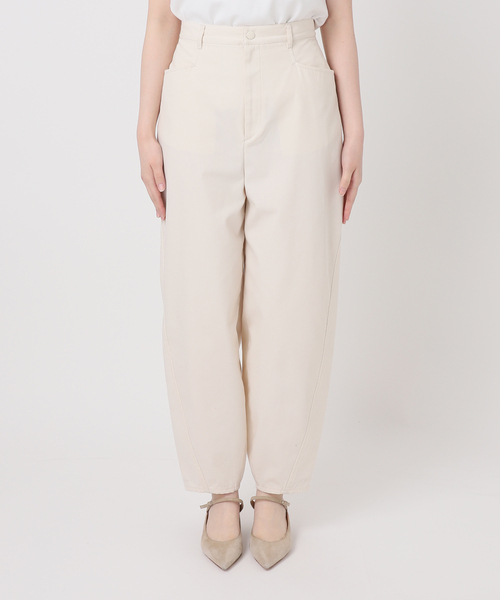 Noble（ノーブル）の「《一部店舗・WEB限定追加》カーブシルエットパンツ（チノパンツ・レディース・ホワイト/ベージュ・36/38）」の15枚目の写真