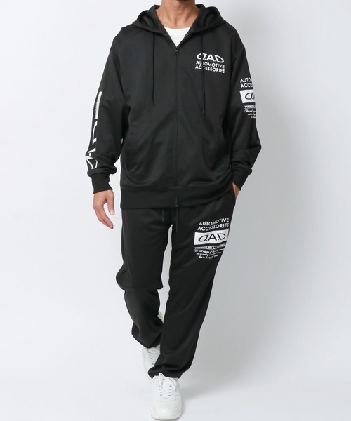 D.A.D(デーアーデー)の「D.A.D/デーアーデー ジャージ フルジップパーカー×トラックパンツ セットアップ 上下セット(ジャージ・メンズ・ブラック/ブラック系その他/チャコール/ホワイト・M/L/LL/3L)」の7枚目の写真