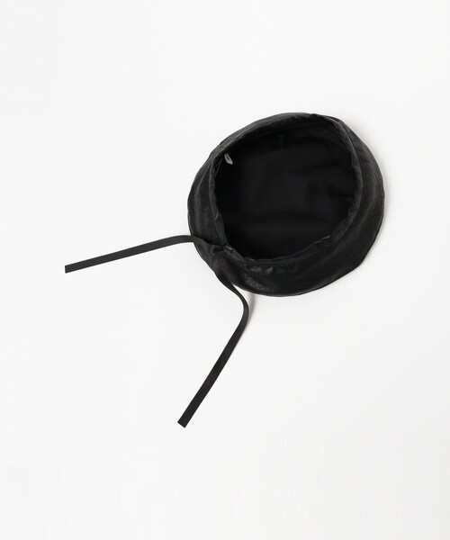 Ray BEAMS（レイビームス）の「Ray BEAMS / フェイクレザー ベレー帽（ハンチング/ベレー帽・レディース・ブラック/ブラウン・ONE SIZE）」の16枚目の写真