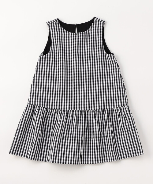 COMME CA ISM（コムサイズム）の「【リバーシブル】ギンガムチェック・バンダナ柄プリント ワンピース（ワンピース・キッズ・チェック/アイボリー系/ネイビー系・110cm/100cm/120cm/130cm/140cm/150cm）」の7枚目の写真