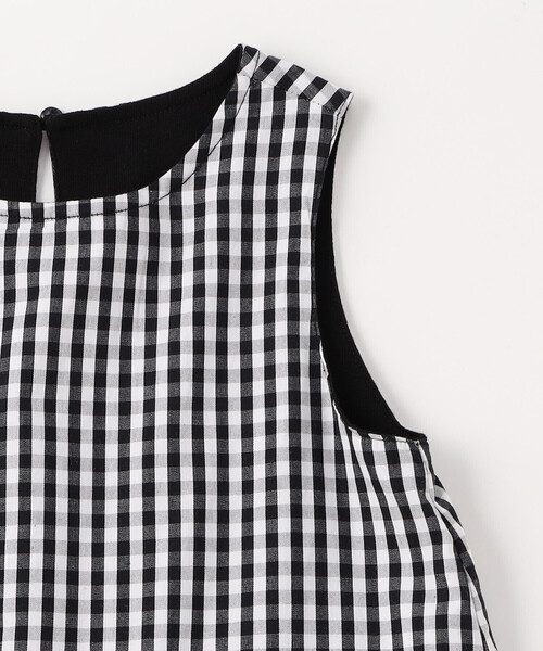 COMME CA ISM（コムサイズム）の「【リバーシブル】ギンガムチェック・バンダナ柄プリント ワンピース（ワンピース・キッズ・チェック/アイボリー系/ネイビー系・110cm/100cm/120cm/130cm/140cm/150cm）」の10枚目の写真