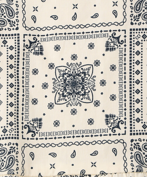 COMME CA ISM（コムサイズム）の「【リバーシブル】ギンガムチェック・バンダナ柄プリント ワンピース（ワンピース・キッズ・チェック/アイボリー系/ネイビー系・110cm/100cm/120cm/130cm/140cm/150cm）」の15枚目の写真