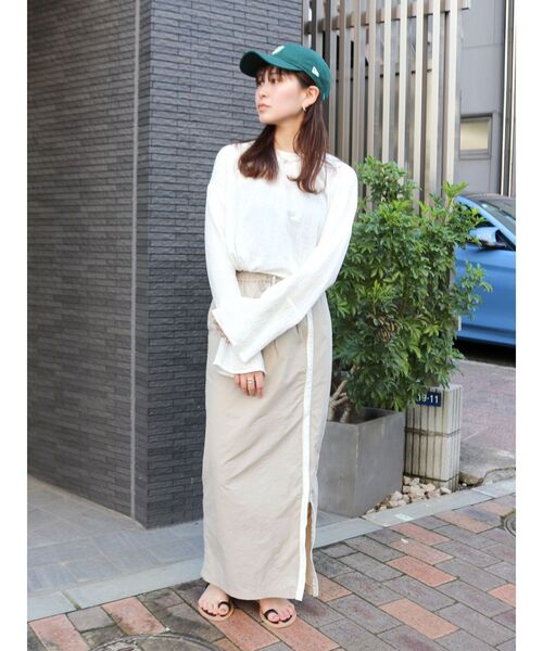 Ungrid（アングリッド）の「ショート丈ブラウス（シャツ/ブラウス・レディース・オフホワイト/オレンジ/グリーン・FREE）」の18枚目の写真