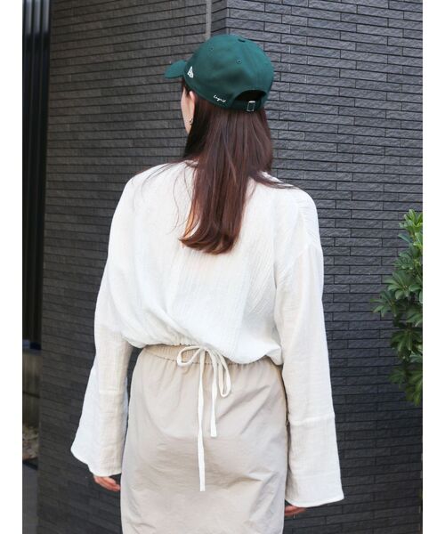 Ungrid（アングリッド）の「ショート丈ブラウス（シャツ/ブラウス・レディース・オフホワイト/オレンジ/グリーン・FREE）」の15枚目の写真