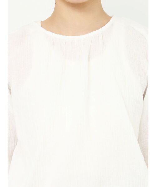 Ungrid（アングリッド）の「ショート丈ブラウス（シャツ/ブラウス・レディース・オフホワイト/オレンジ/グリーン・FREE）」の11枚目の写真