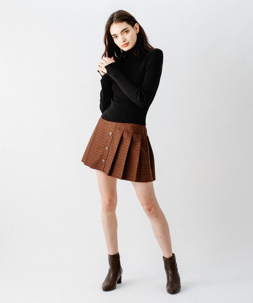 DEICY（デイシー）の「ハイネックリブニット（ニット/セーター・レディース・オフホワイト/ベージュ・FREE）」の8枚目の写真