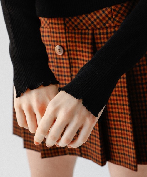 DEICY（デイシー）の「ハイネックリブニット（ニット/セーター・レディース・オフホワイト/ベージュ・FREE）」の14枚目の写真