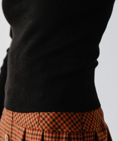 DEICY（デイシー）の「ハイネックリブニット（ニット/セーター・レディース・オフホワイト/ベージュ・FREE）」の15枚目の写真