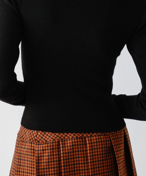 DEICY（デイシー）の「ハイネックリブニット（ニット/セーター・レディース・オフホワイト/ベージュ・FREE）」の17枚目の写真