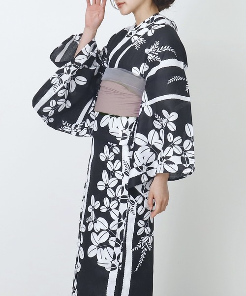 こはるびより　樣専用　綿麻浴衣　裄68cm 身長170cmまで　ちょっぴり訳あり こはるびより 樣専用 綿麻浴衣 裄68cm 身長170cmまで ちょっぴり