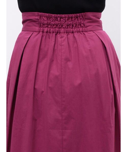 LAGUNAMOON(ラグナムーン)の「ラップデザインタックスカート(スカート・レディース・ブラック/プラム・SMALL/MEDIUM)」の9枚目の写真