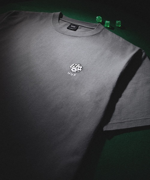 【HUF】SNAKE EYES EMB TEE SNAKE EYES EMBROIDERED TEE - HUF Worldwide JP
