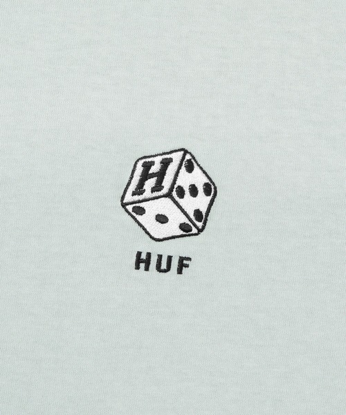 HUF(ハフ)の「SNAKE EYES EMB TEE(Tシャツ/カットソー・メンズ・ストーン/ブラック/ホワイト・SMALL/MEDIUM/LARGE/X-LARGE/XX-LARGE)」の8枚目の写真