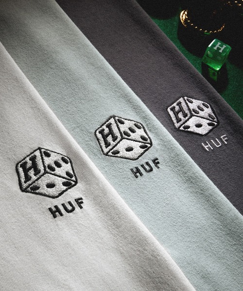 HUF（ハフ）の「SNAKE EYES EMB TEE / HUF ハフ 刺繍ロゴ T