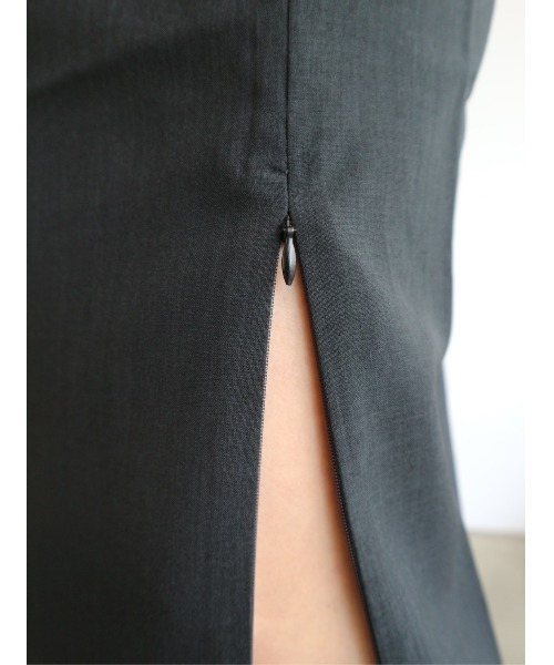 TRUNC（トランクエイティーエイト）の「Linen Like Cocoon Skirt（スカート・レディース・ブラック/アイボリー・FREE）」の21枚目の写真