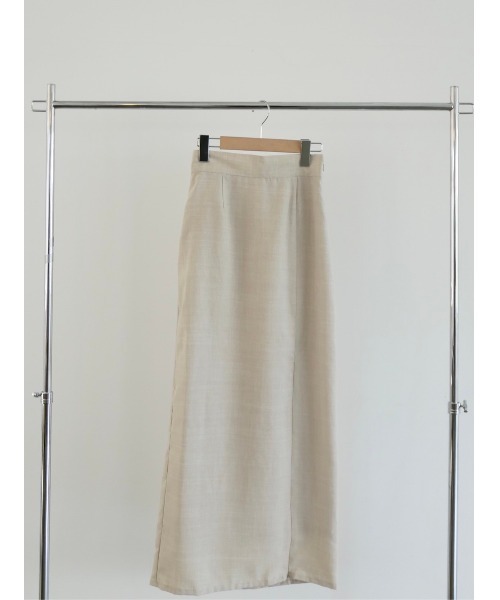 TRUNC（トランクエイティーエイト）の「Linen Like Cocoon Skirt（スカート・レディース・ブラック/アイボリー・FREE）」の14枚目の写真