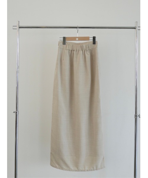 TRUNC（トランクエイティーエイト）の「Linen Like Cocoon Skirt（スカート・レディース・ブラック/アイボリー・FREE）」の13枚目の写真