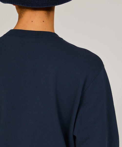 Champion(チャンピオン)の「【Champion/チャンピオン】メンズ ベーシック クルーネックスウェットシャツ(スウェット・メンズ・ネイビー/オートミール/オフホワイト/ブラック系その他/ダークグリーン・LARGE/MEDIUM/SMALL/X-LARGE)」の8枚目の写真