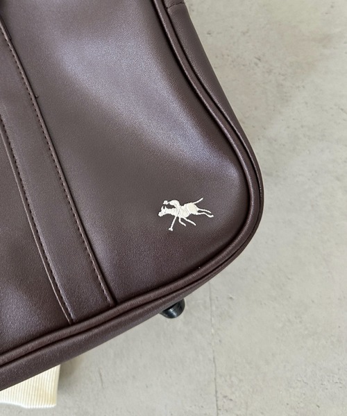 POLOCHAMPS(ポロチャンプス)の「【POLOCHAMPS/ポロチャンプス】別注 / スクールバッグ スクバ / SCHOOL BAG(トートバッグ・レディース・ブラウン/ブラック・FREE)」の10枚目の写真