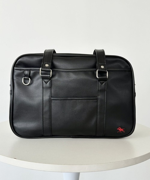 POLOCHAMPS(ポロチャンプス)の「【POLOCHAMPS/ポロチャンプス】別注 / スクールバッグ スクバ / SCHOOL BAG(トートバッグ・レディース・ブラウン/ブラック・FREE)」の13枚目の写真