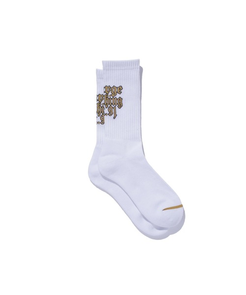 XLARGE（エクストララージ）の「OLD ENGLISH EST.91 SOCKS（ソックス/靴下・メンズ・ホワイト/ブラック/ネイビー・ONE SIZE）」の5枚目の写真