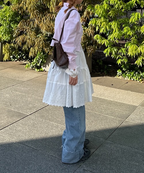 raffime（ラフィミー）の「アソートコットンレースワンピ（ワンピース・レディース・ブラック/オフホワイト・フリー）」の22枚目の写真