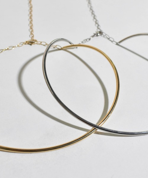 kiehtova（キエトヴァ）の「【kiehtova】plain choker  / プレーンチョーカー（ネックレス・レディース・シルバー/ゴールド・FREE）」の12枚目の写真