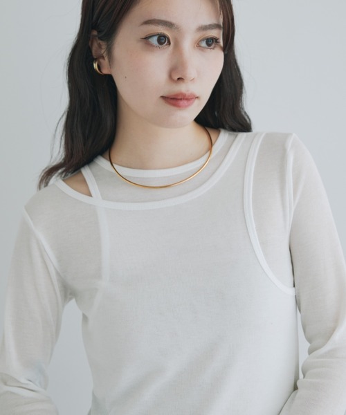 kiehtova（キエトヴァ）の「【kiehtova】plain choker  / プレーンチョーカー（ネックレス・レディース・シルバー/ゴールド・FREE）」の13枚目の写真