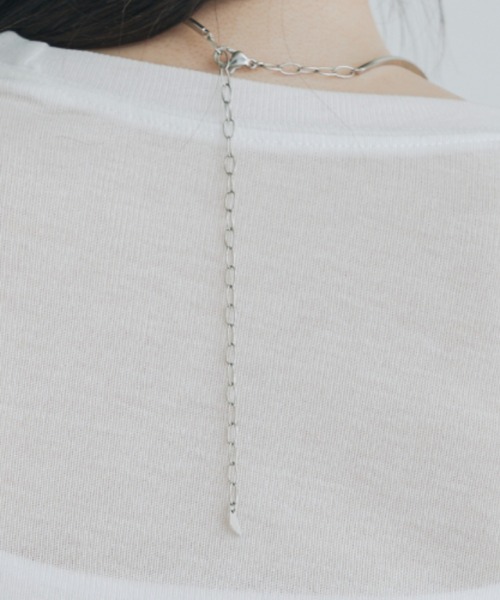 kiehtova（キエトヴァ）の「【kiehtova】plain choker  / プレーンチョーカー（ネックレス・レディース・シルバー/ゴールド・FREE）」の15枚目の写真