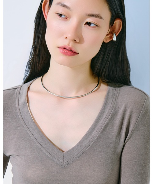 kiehtova(キエトヴァ)の「【kiehtova】plain choker / プレーンチョーカー(ネックレス・レディース・ゴールド/シルバー・FREE)」の14枚目の写真