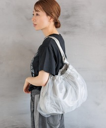 LAKOLE | チュール巾着トートバッグ / 132220(トートバッグ)