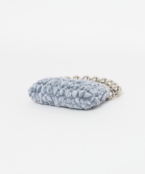 KBF（ケイビーエフ）の「モールニットポーチBAG（ショルダーバッグ・レディース・レッド/グレー/ブルー・ONE）」の19枚目の写真