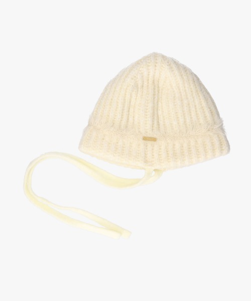 kaorinomori(カオリノモリ)の「kaorinomori アールニット プル / カオリノモリ(ニットキャップ/ビーニー・レディース・ブラック/ホワイト/ピンク・FREE)」の7枚目の写真