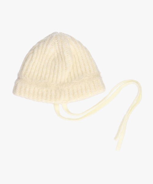 kaorinomori(カオリノモリ)の「kaorinomori アールニット プル / カオリノモリ(ニットキャップ/ビーニー・レディース・ブラック/ホワイト/ピンク・FREE)」の8枚目の写真