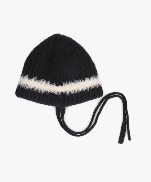 kaorinomori(カオリノモリ)の「kaorinomori アールニット プル / カオリノモリ(ニットキャップ/ビーニー・レディース・ブラック/ホワイト/ピンク・FREE)」の11枚目の写真