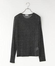 LOWRYS FARM | シアーラメクルーＬＳ　143395(Tシャツ/カットソー)