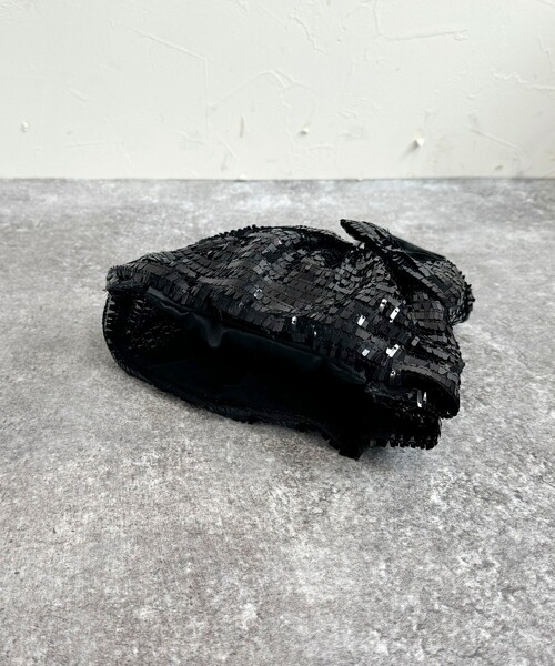 fredy emue（フレディエミュ）の「【CASSELINI/キャセリーニ】スパンコールフリルハンドバッグ（ハンドバッグ・レディース・シルバー/ブラック・FREE）」の9枚目の写真