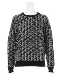 レディース|Felisi Golf(フェリージ ゴルフ)モノグラムクルーネックニット WS MONOGRAM CREW NECK KNIT